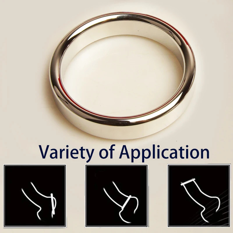 Dick Penis Rings CockringDelay Ejaculation Metal Cock RingTesticles Ball StretcherLarge Erection EnhancerSex Toys for Men 250227