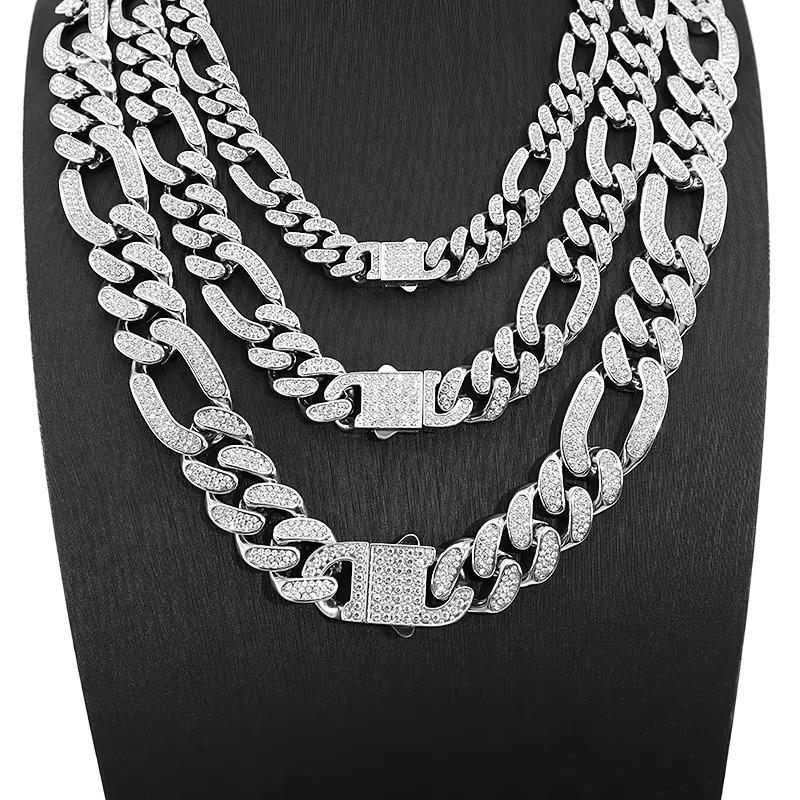 Stainless Steel Franco Wholesale Hip Hop Bg 14k Gold Moissanite Cuban k Chain Necklace for Men Women
