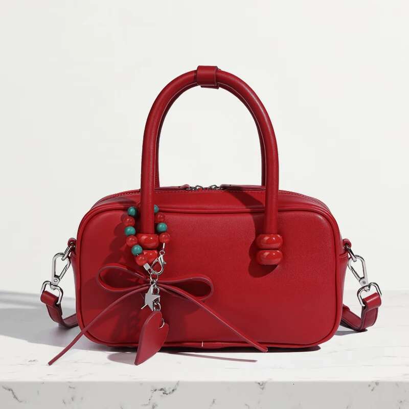 Casual Pillow Bags For Women Designer Handbags Purses 2024 New In PU Beading Sequined Top Handle Small Shoulder Crossbody