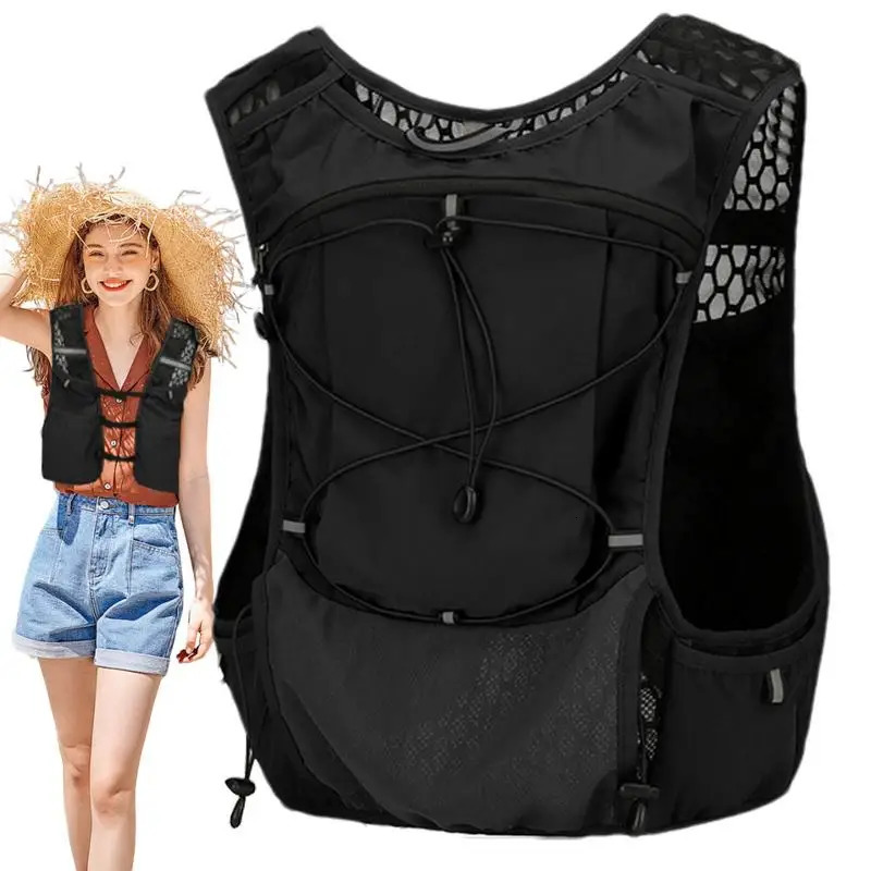 Ship from US Waterproof vest backpack outdoor trail running lightweight water bladder bag leak proof 250227FBB