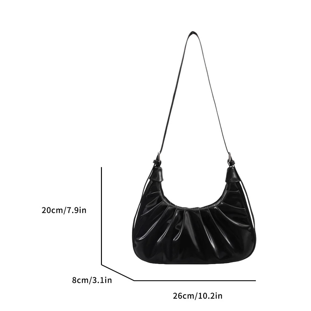 Ship from US Crossbody Bag for Women Adjustable Strap Hobo PU Leather Tote Handbag Clutch Purse Work Travel 250227FBB