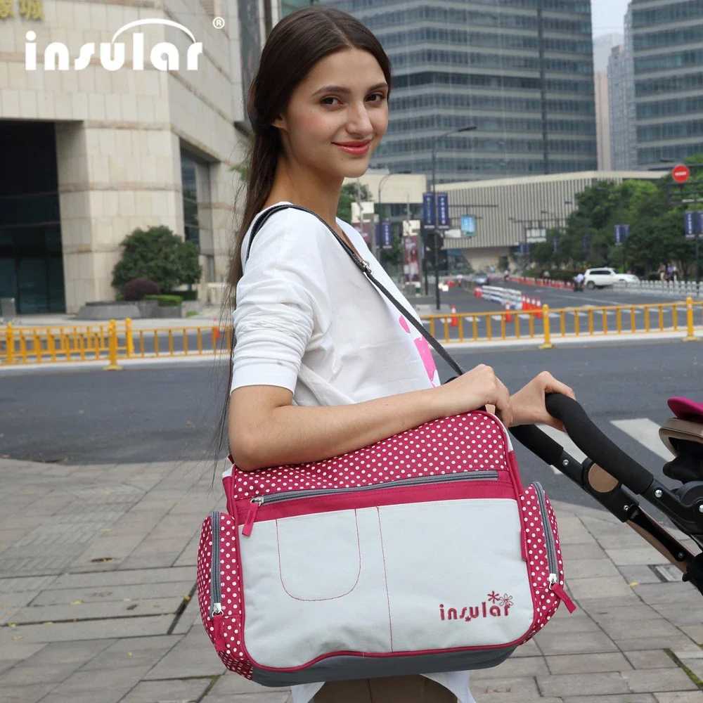 Diaper Bags Newly arrived fashion patch work mom bag multifunctional baby diaper bag waterproof change bag Y2502274BF1