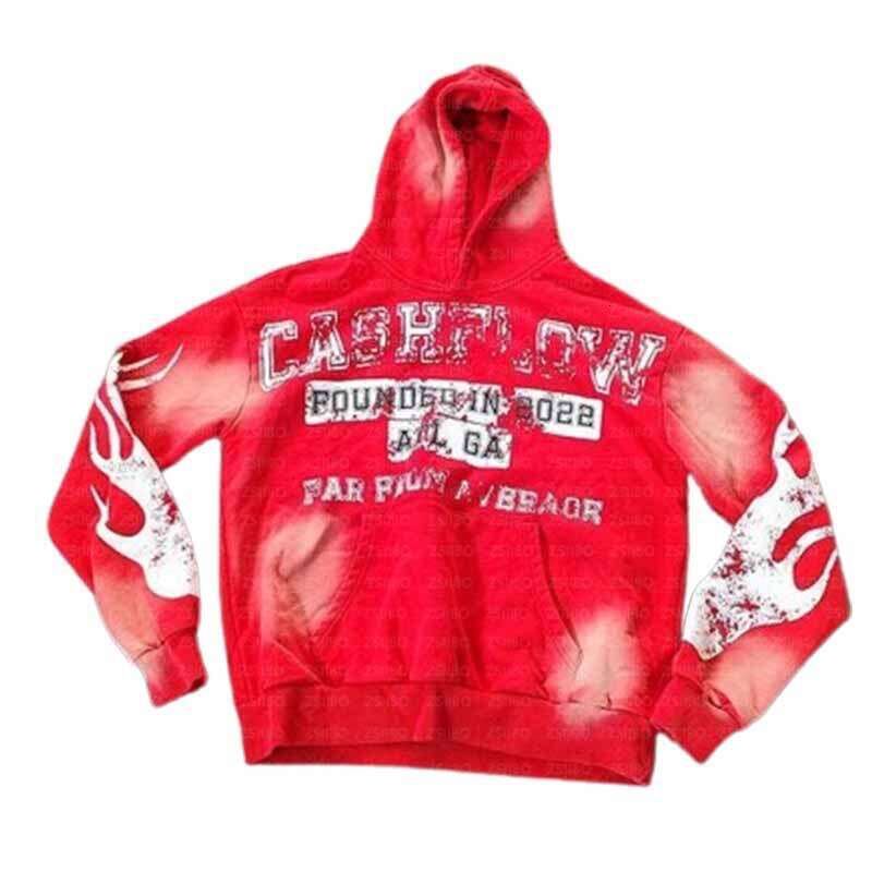 Y2K Gothic hip-hop with letter print for vintage style hoodie