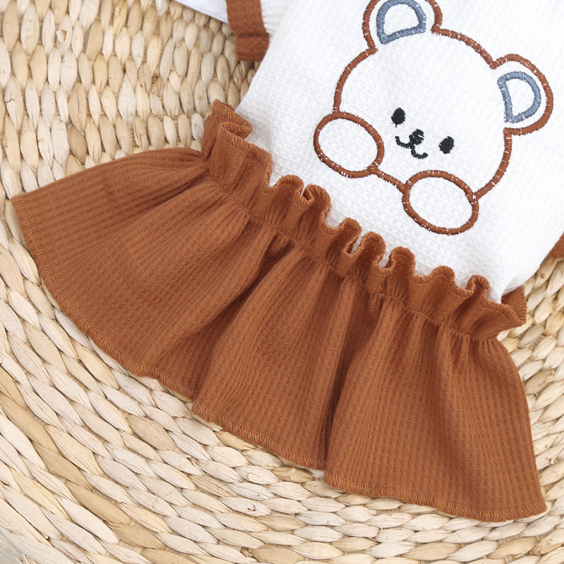 Pet Base Layers & Couple - style Outfits: Cat Dresses, T - shirts, and Dog Clothes for Medium - sized Breeds like Teddy Bears