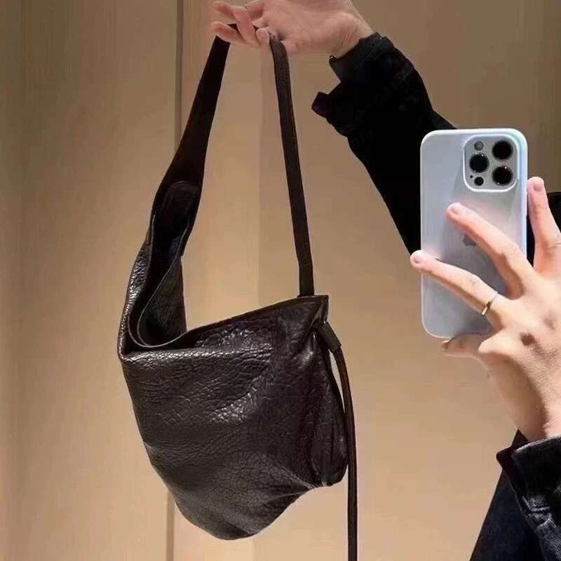 Irregular Hobos Bags For Women Designer Handbags And Purses 2024 New In Casual Large Capacity Commuting Ladies Shoulder