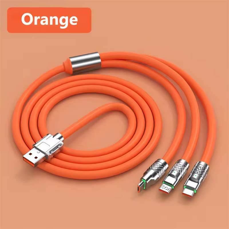 120w 6a Super Fast Charge PD Type C Liquid Silicone Cable Quick Charging For iPhone 16 15 Huawei Xiaomi Charger Cord 1.2M 2M Usb Usb C to C Charger Ca