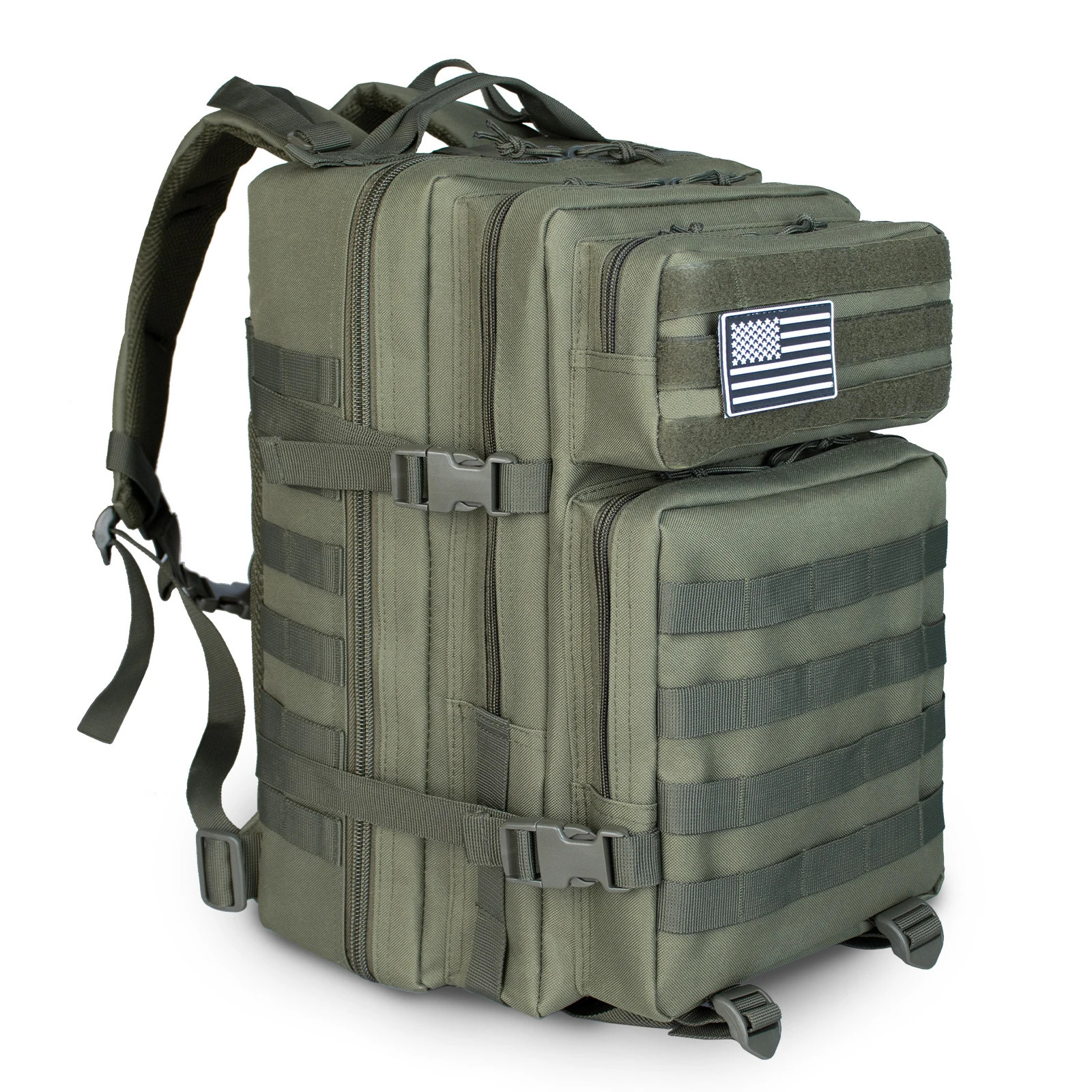 Ship from US 45L mens large tactical backpack military assault bag highland Molle Daypack 3day Bug Out Bag hiking camping 250227FBB