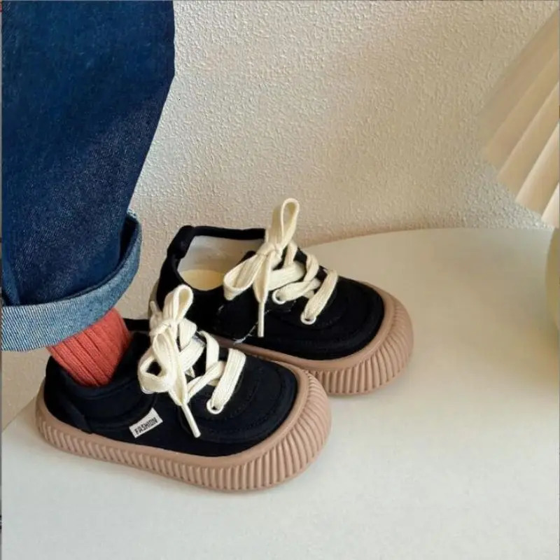Autumn Childre Sport Breathable Boys Sneakers Brand Kids For Girls Jeans Denim Casual Child Flat Canvas Shoes DN10085200 y250225