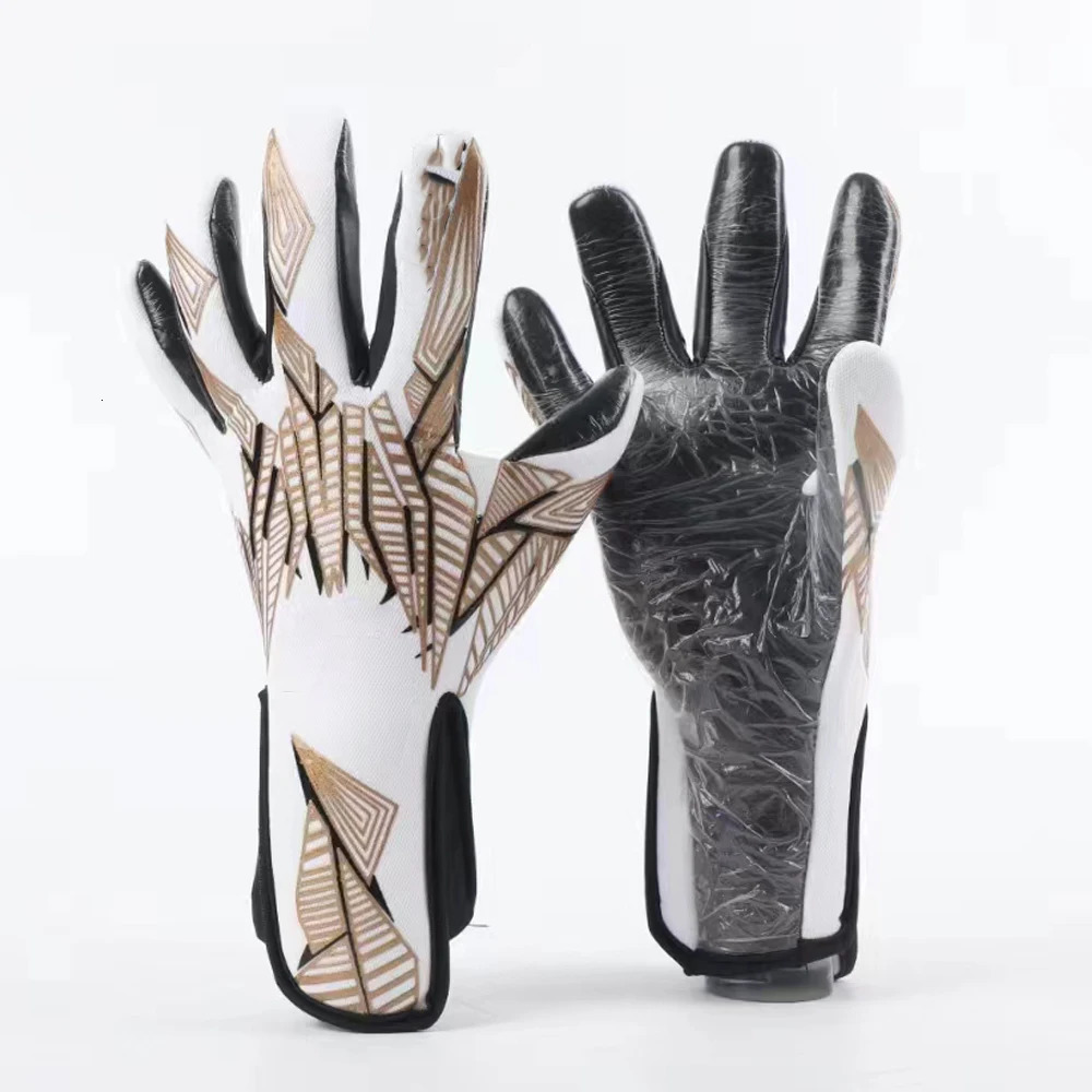 Premium Latex Adult Kids Training Match Durable Goalkeeper Football Goalkeeper Gloves 250227
