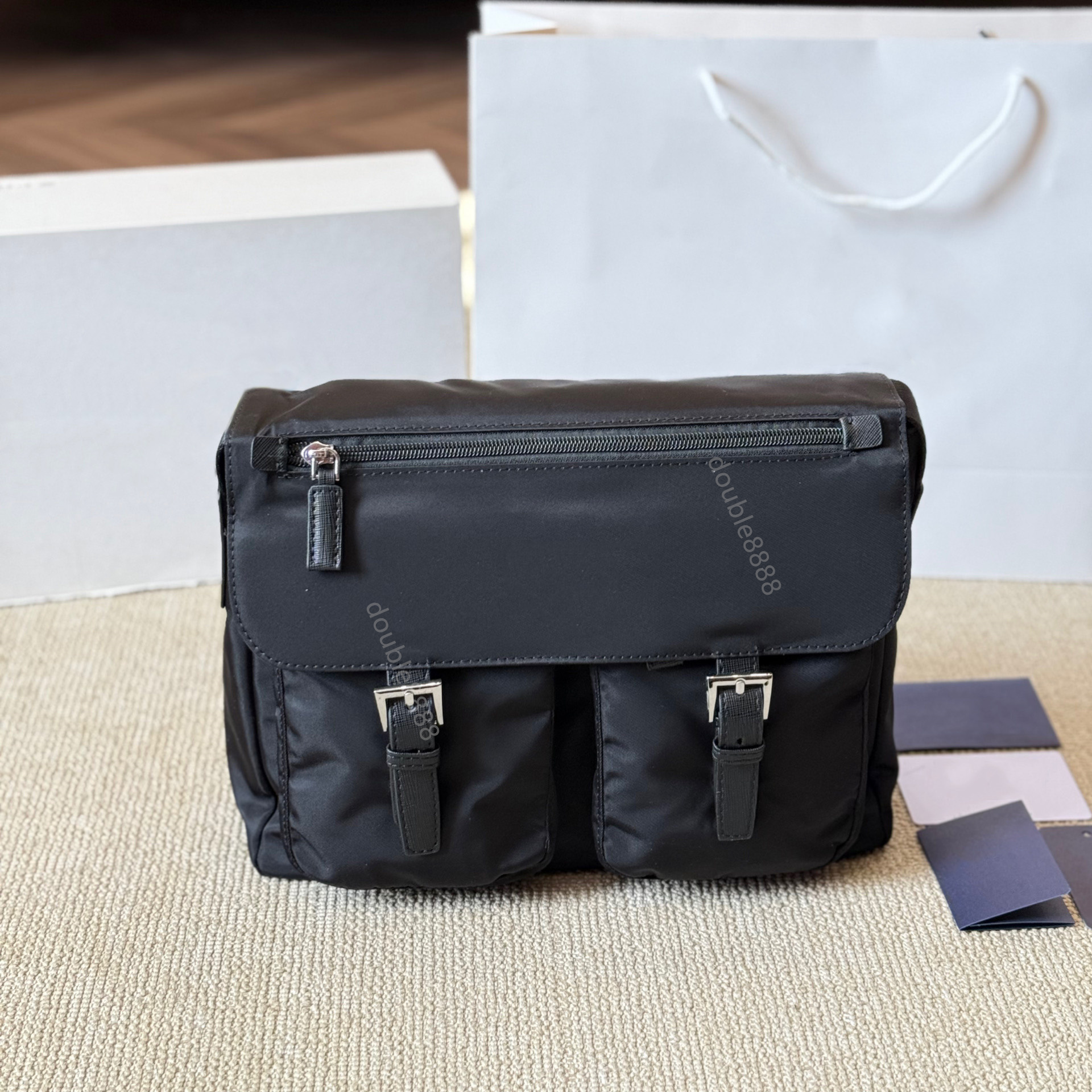 Designer man's messenger shoulder bag nylon crossbody bag, luxury phone bag, travel bag, leisure bag, sports and fitness bag postman bag sling bag work bag