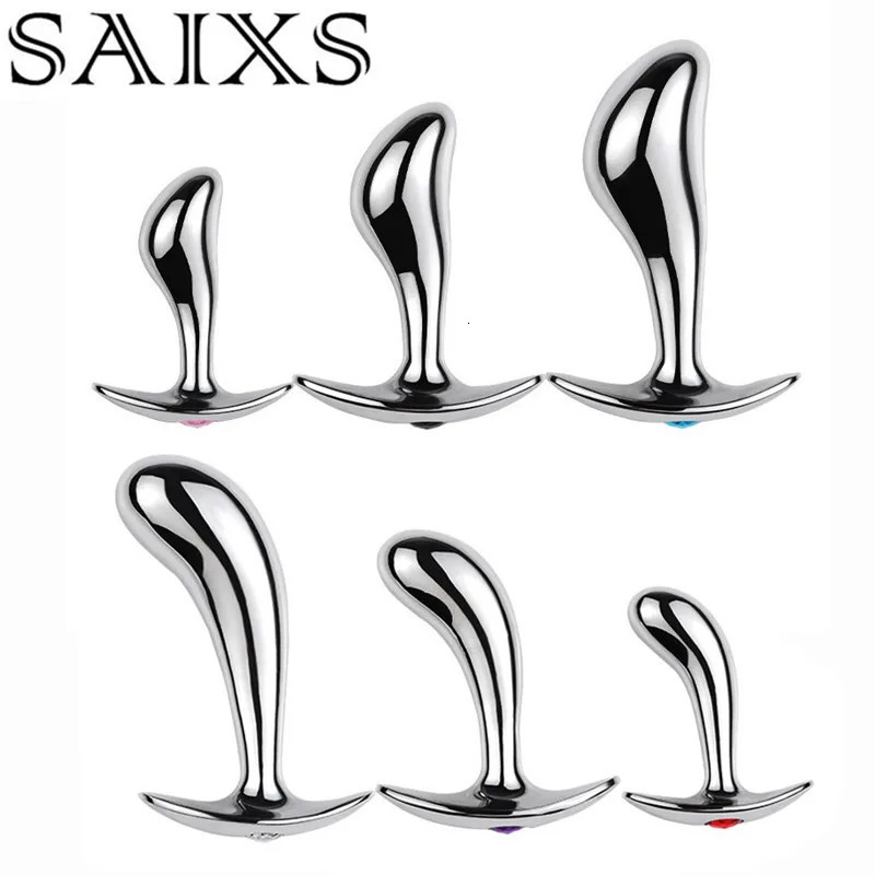 Mertal Anal Plug P Spot Stimulator Prostate Massager Butt Plug Wearable Sex Toys for Men and Women Dropshiping 250227