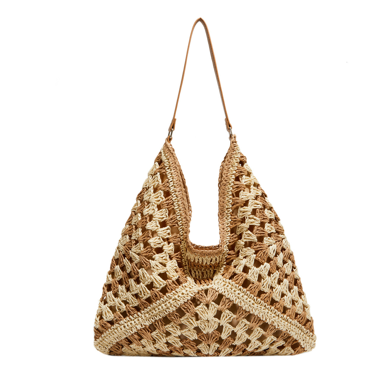 Large Capacity for Women 2025 New Summer Seaside Vacation Straw Woven Versatile Commuter Single Shoulder Tote Bag #swissmilitary