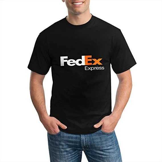 FedEx Unisex Fashion Short Slve Crew Neck T-Shirt Graphic Ts Casual for Men Women Funny Blouses Cotton Working Clothes Gifts X250227