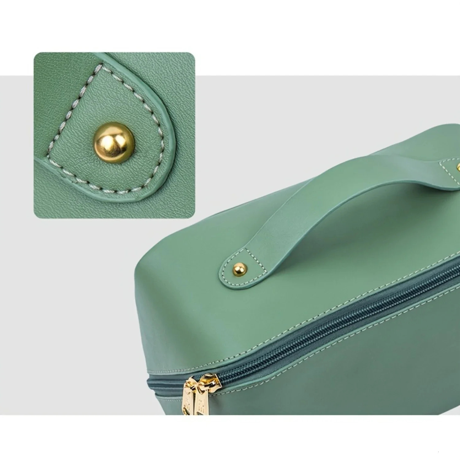 Ship from US Customized Large Makeup BagPortable Cosmetic Organizer CaseTravel Purse Brush Pouch 250227FBB