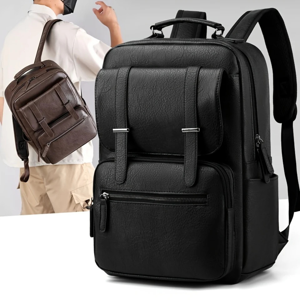 Ship from US 1pc Mens Casual Travel Laptop Backpack 250227FBB