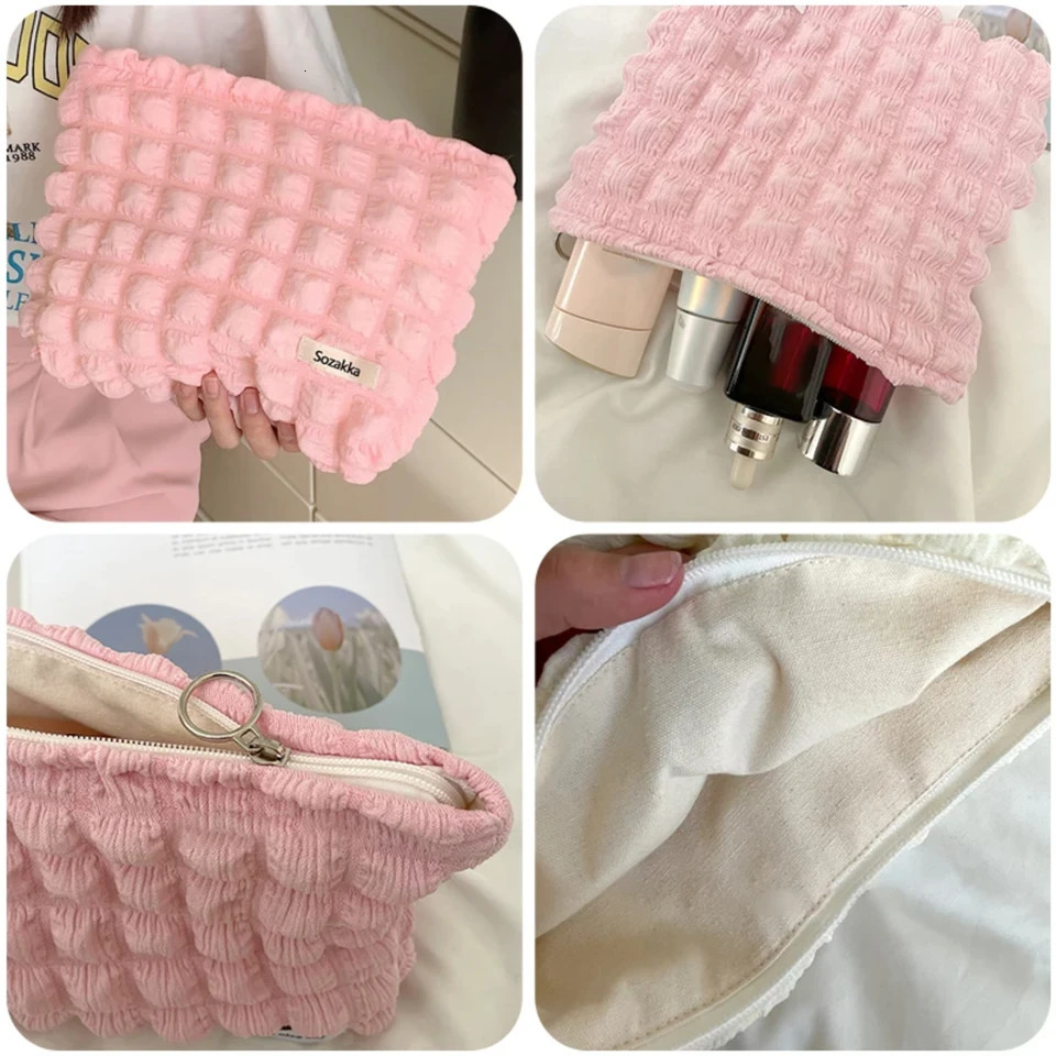 Ship from US Creative Bubble Cloud Makeup Bags Zipper Make Pouch Washing Cluch Pack Cases Lipstick Organizer Travel w250227FBB