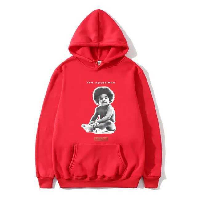 Rapper BIG Poppa Graphic Hoodie Mens Rap Oversized Sweatshirt Biggie Smalls Hoodies Men Women Hip Hop Sportswear X250227 L251018R04X
