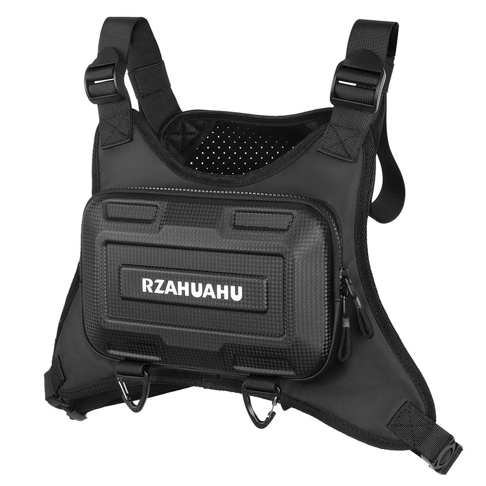 Ship from US Sports Functional Tactical Chest Bag For Men Fashion Hip Hop Vest Streetwear Waist Pack Unisex Black Rig 250227FBB