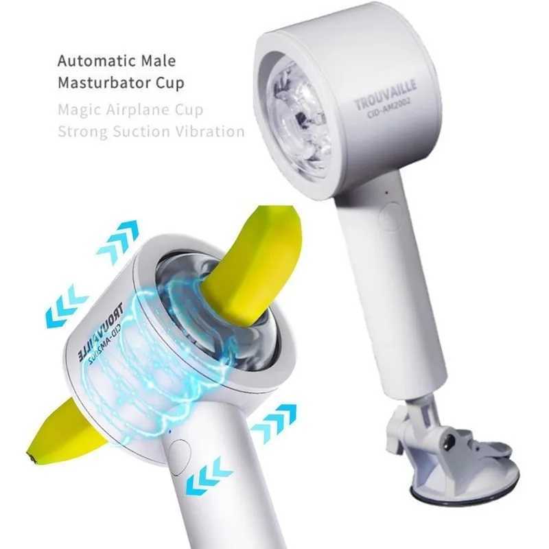 Male Masturbator Cup Automatic Real Vaginal Vibrator Oral Cat Stimulator Adult Sex ToyXJ250227