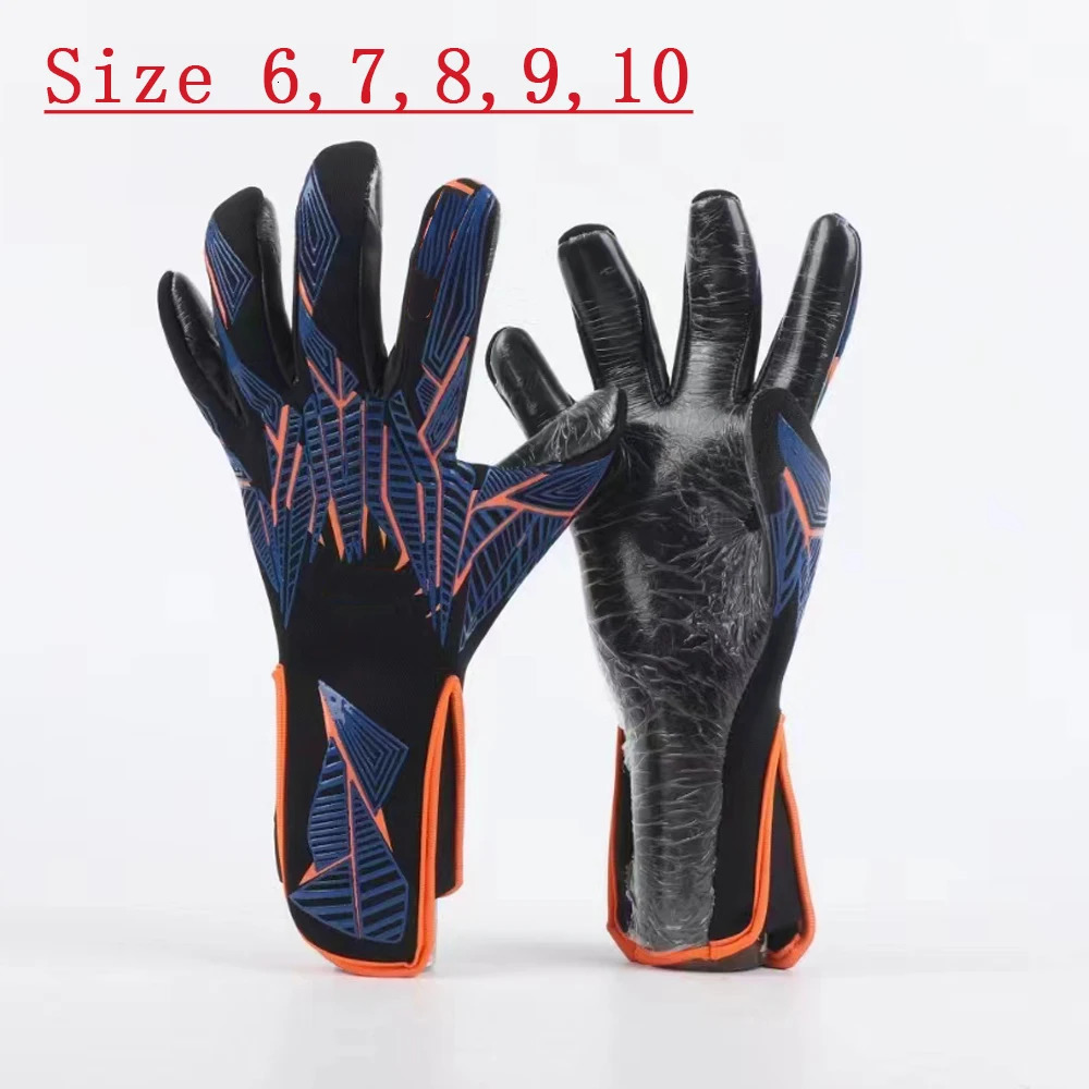 Premium Latex Adult Kids Training Match Durable Goalkeeper Football Goalkeeper Gloves 250227