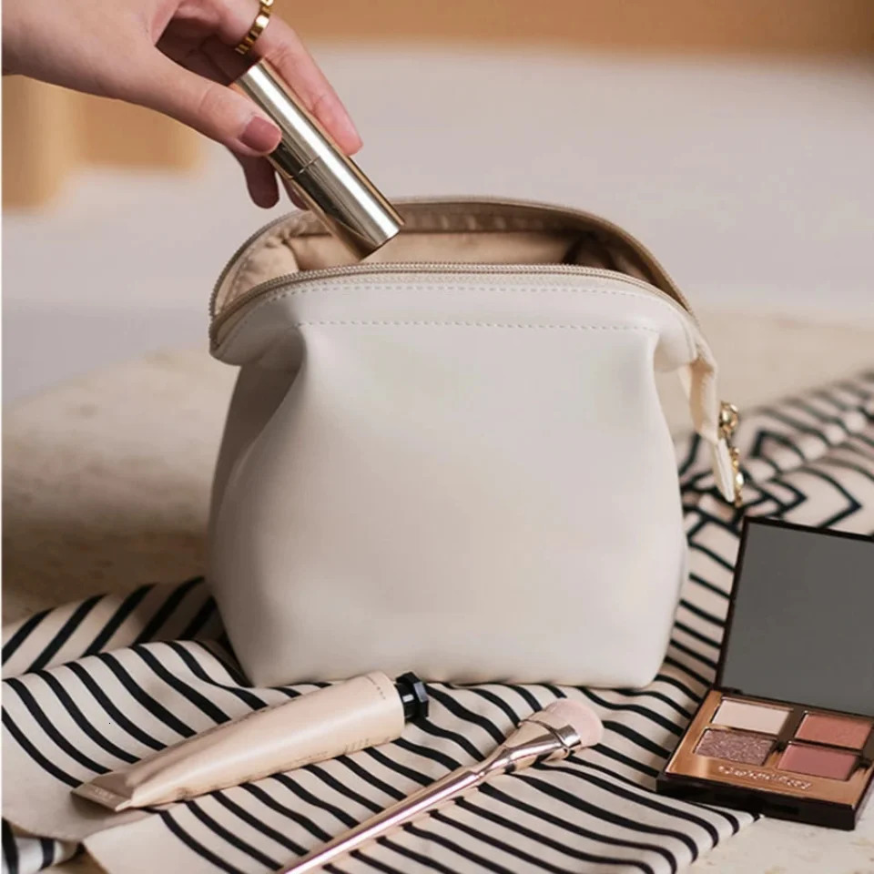 Ship from US Mini Cosmetic Organizer Womens Fashion PU Lipstick Travel Small Coin B 250227FBB