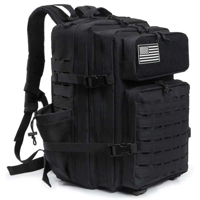 Ship from US 25L45L Tactical Backpack for Men and Women hiking camping equipment back pack Small School Rucksack with Bottle Holder 250227FBB
