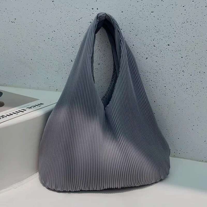 Women's Bags Fashion Hobos Bag For Women Designer Handbags And Purses New In Nylon Ruched Decoration Inner Pocket Shoulder Bags