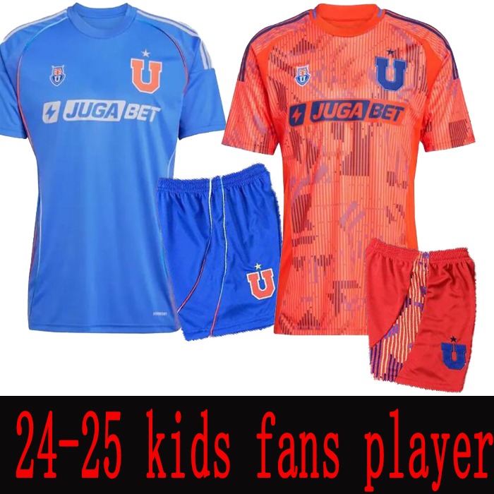 2025 2026 Universidad de Chile Soccer Jerseys Club GUERRERO L.MUSRRI ASSADI DIAZ PALACIOS SALAS MORA E.VARGAS vintage football shirt kids
