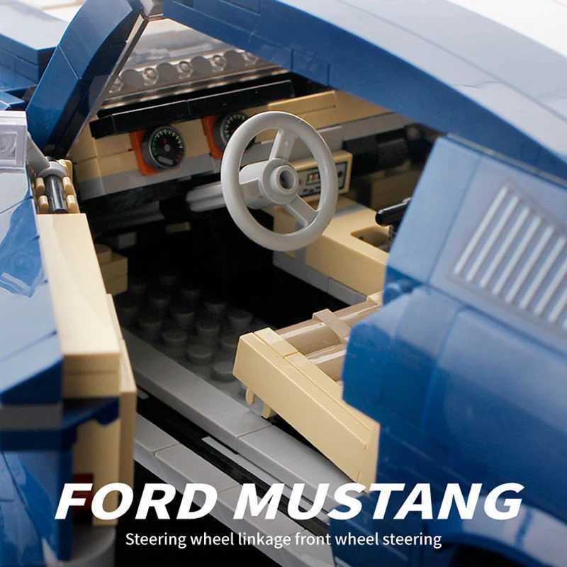 HOT TOY New 21047 Ford stangs Sports Racing Car Model Cpatible With 10265 Building Blocks B DIY Toys For Boys Gifts Y250227
