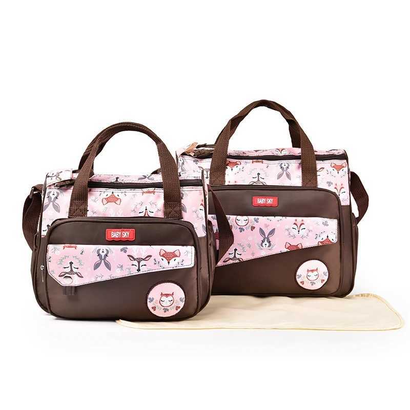 Diaper Bags MOTOHOOD 3pcs Mummy Maternity Nappy Bag Sets Large Capacity Nappy Bag Travel Nursing Bag for Baby Care Womens Fashion Bag Y250227SLEI