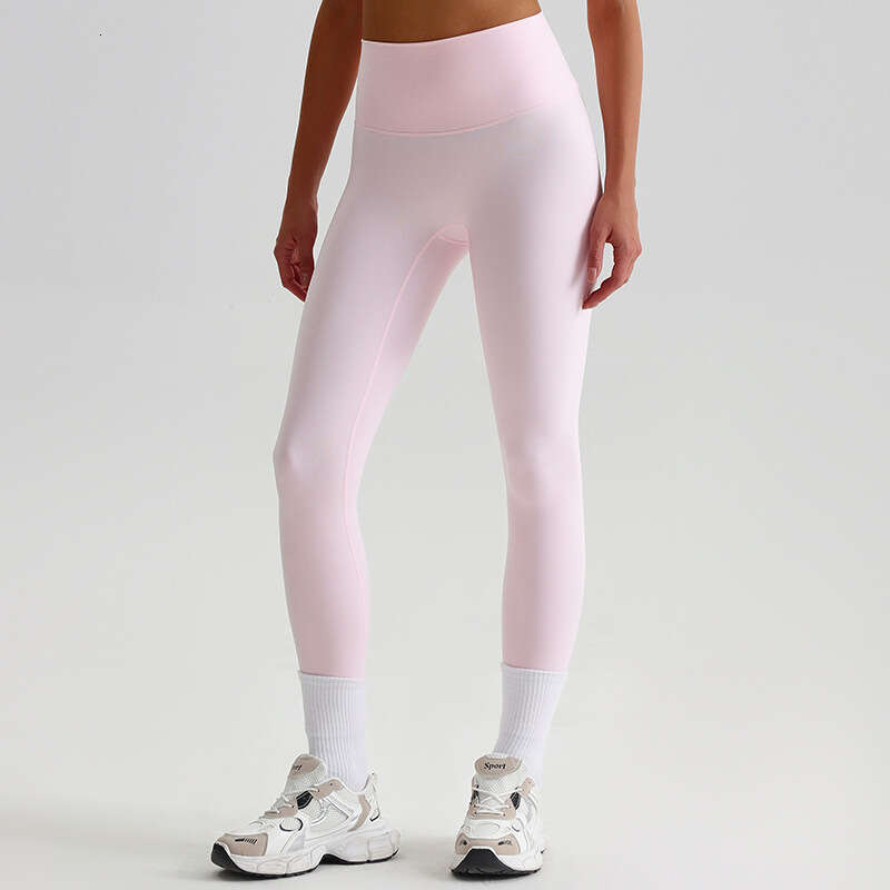 European American nude yoga pants for women without awkward es, high waist hip lifting tight elastic small foot sports and fiess pants, 2025 new casua