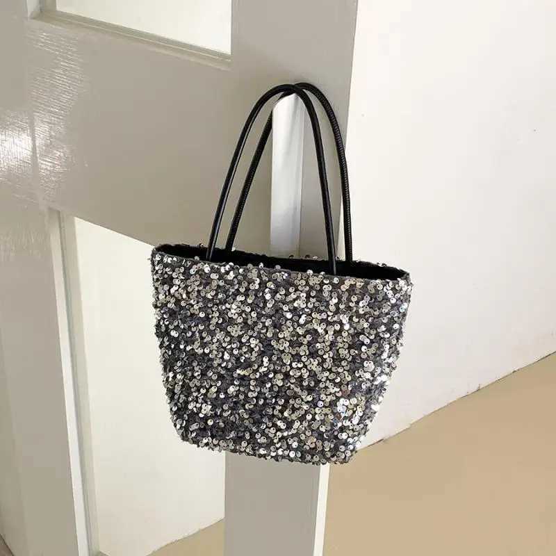 New Arrival New Sequined Shoulder Bags Chic Unique Design Bucket Bag Shing Basket Bag Crossbody Bag Designed Bags T250227