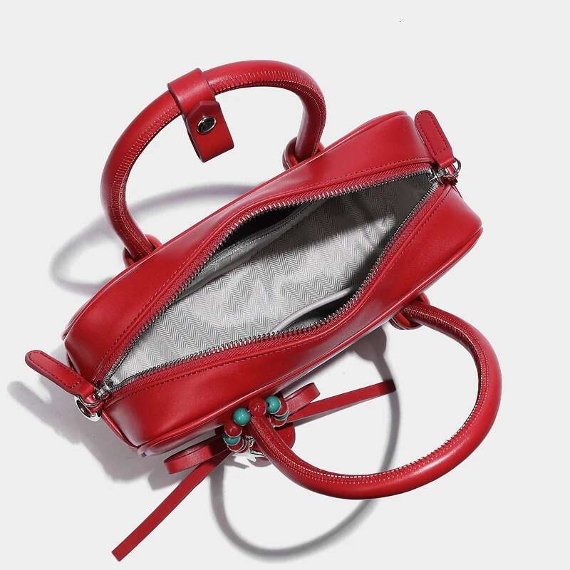 Casual Pillow Bags For Women Designer Handbags Purses 2024 New In PU Beading Sequined Top Handle Small Shoulder Crossbody