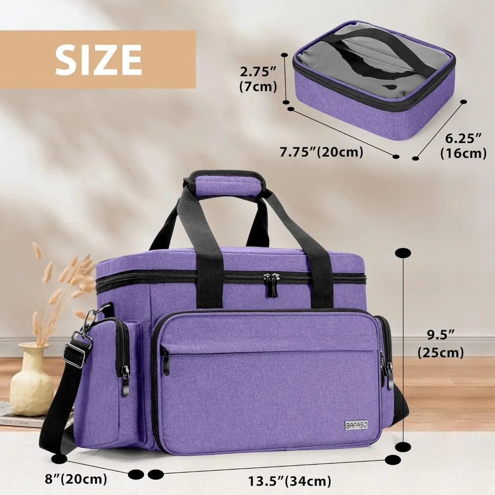 Ship from US Large cosmetic bag with 2 detachable pockets and dividers 250227FBB