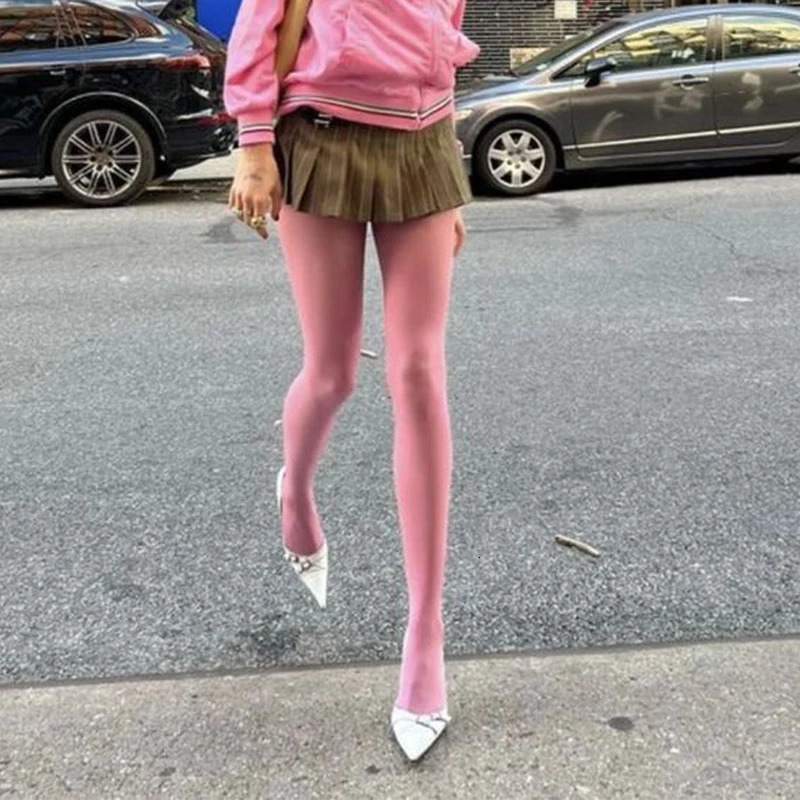 High-end Retro Burgundy Stockings Pantyhose Super Elastic Large Size Leggings Red Womens Sexy Tights Spring Autumn Winter 120D 250226