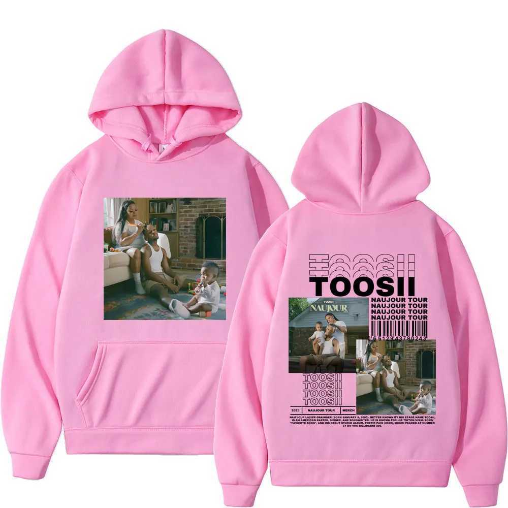 Rapper Toosii Music Album Double Sided Print Hoodie Men Women Harajuku Hip Hop Hooded Sweatshirts Fashion Casual Loose Pullovers X250227