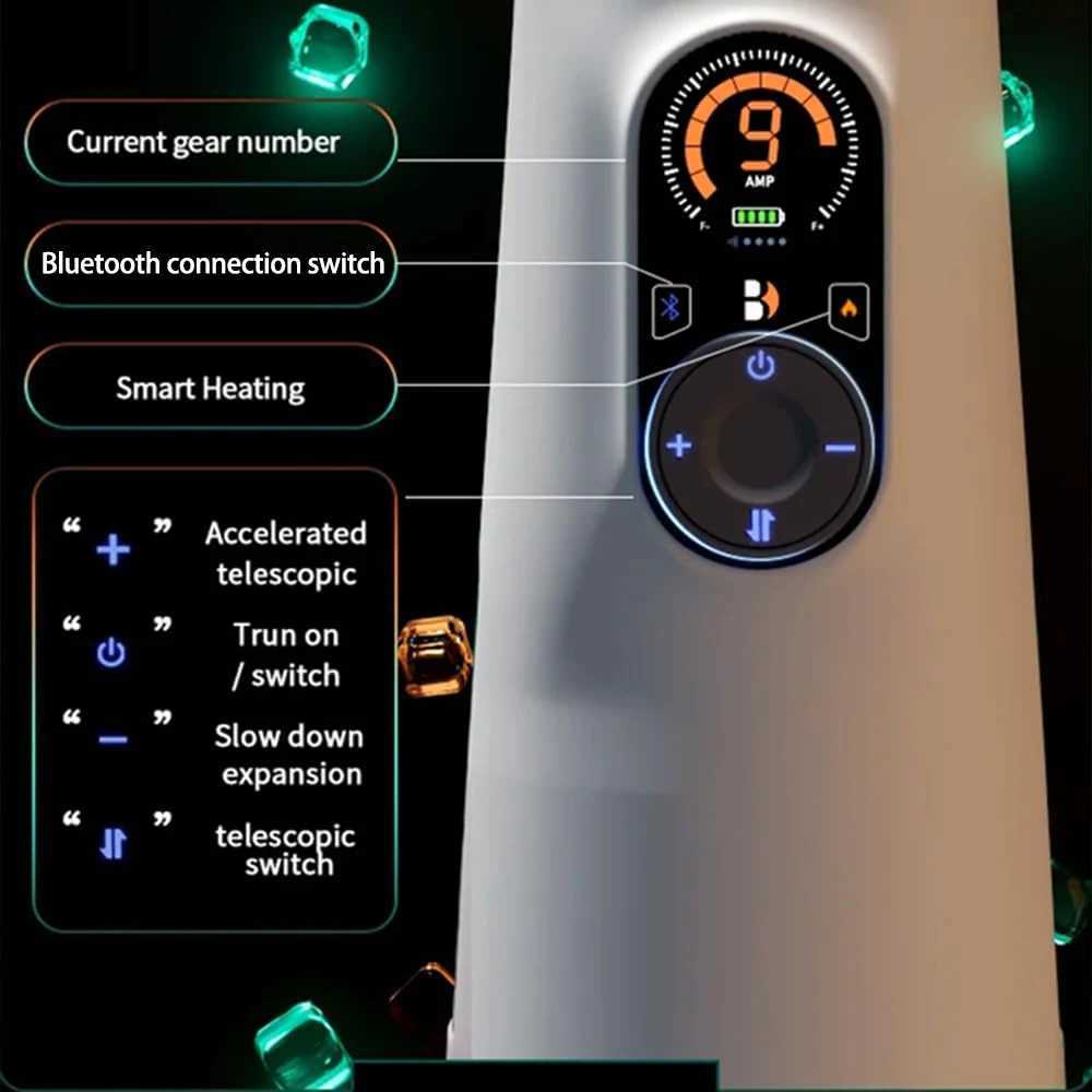 AI Bluetooth Automatic Oral Vagina Male Masturbator Blowjob Pussy Sex Machine Voice Control Masturbation Cup Sex Toys for MenXJ250227