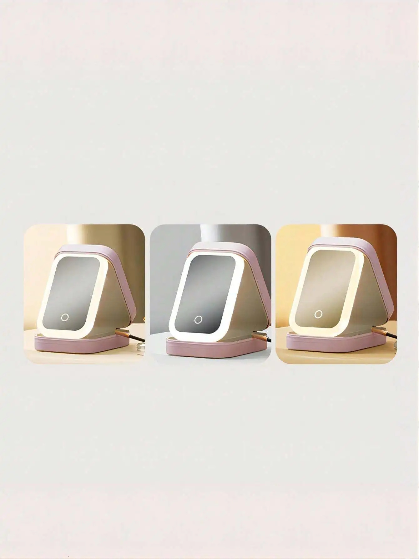 Ship from US Travel Makeup Box with Mirror Separable Bag Professional Organizer Waterproof Portable 250227FBB