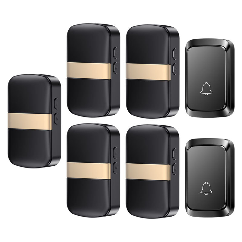 LED Flash Smart Doorbell Wireless Doorbell Home Battery Type DoorBell call Reminder Home Safety Alarm