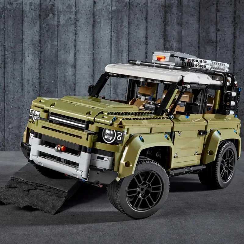 2573PCS Technical Land Off-road Defender Sports Car Building Blocks 42110 Set Model MOC Vehicle Toys B for Boys Adt Gifts Y250227