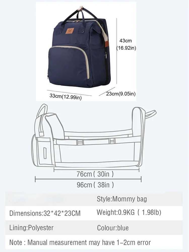 Diaper Bags 1pc Multi-function Large-capacity Maternity Bag Baby Diaper Out-of-bed Backpack Y250227SR5G