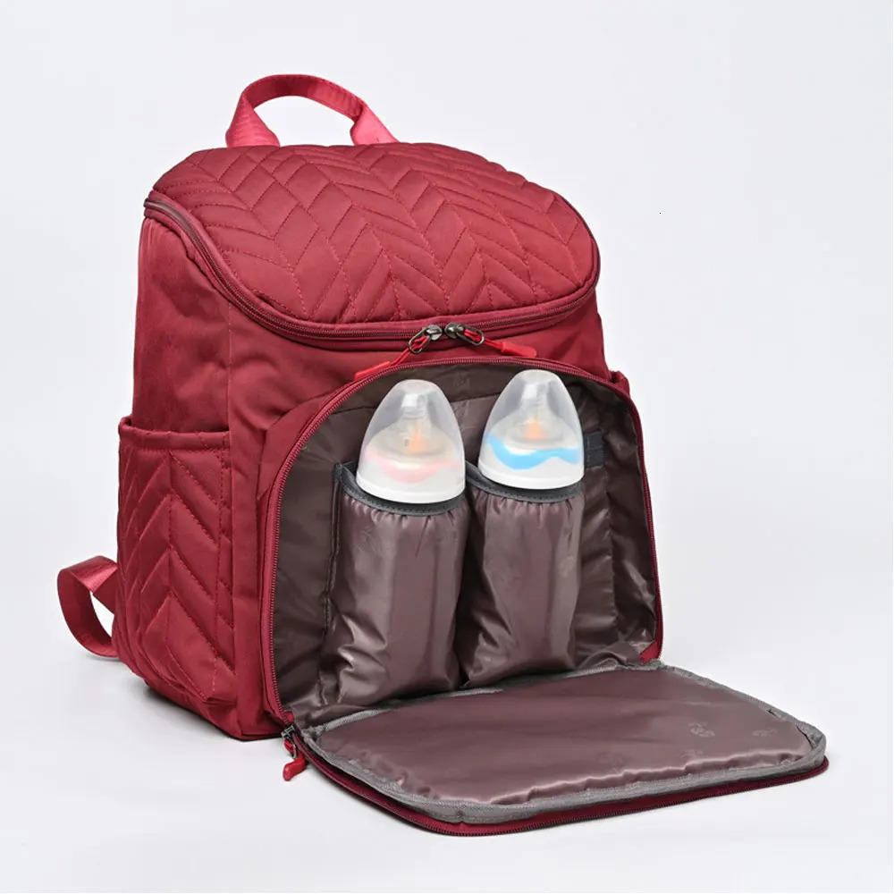 born Diaper Bag Mummy Maternity Waterproof Nappy Bag Baby Travel Backpack Diaper Organizer Nursing Bag For Baby Stroller 250227