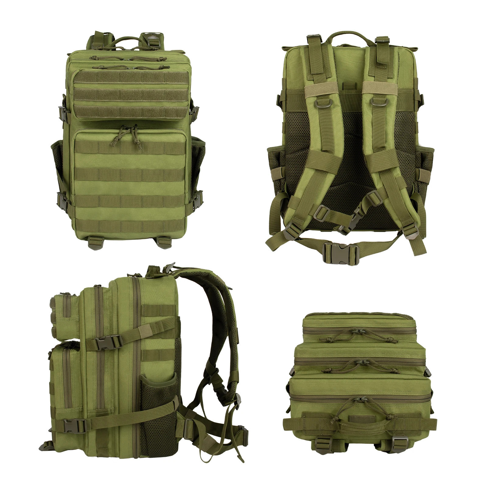 Ship from US 35L Tactical Backpack 3 Day Molle Assault Pack Large Army Bug Out Bag Rucksack Daypack for Men Outdoor Hiking Camp 250227FBB