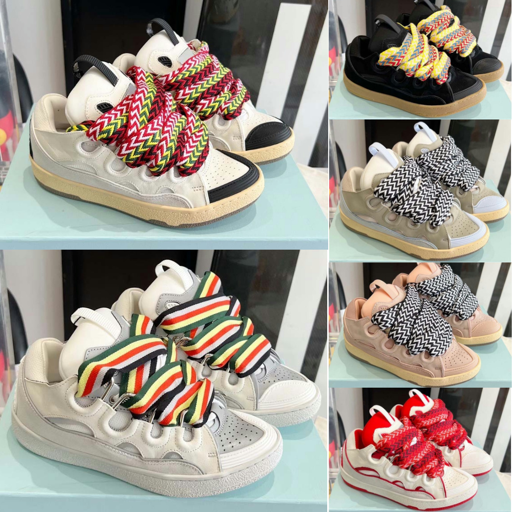 designer skate shoes Leather board shoes Embossed Sneakers trainers floor Women Men Mesh Sneaker Platform Virgil Maxi Casual Shoes black Runner Trainer Shoes 36-45