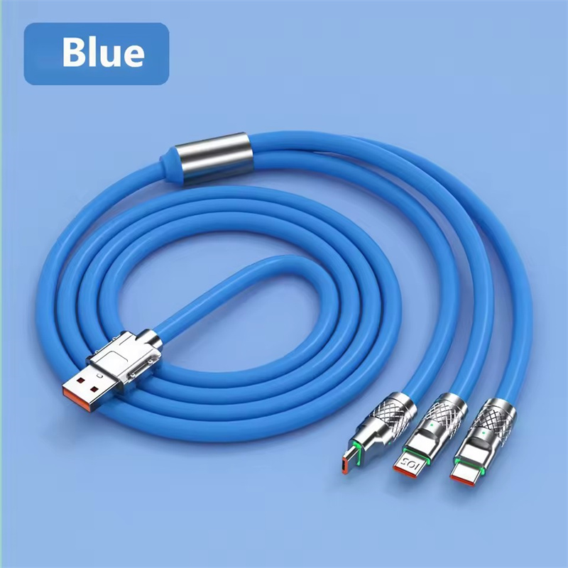 120w 6a Super Fast Charge PD Type C Liquid Silicone Cable Quick Charging For iPhone 16 15 Huawei Xiaomi Charger Cord 1.2M 2M Usb Usb C to C Charger Ca