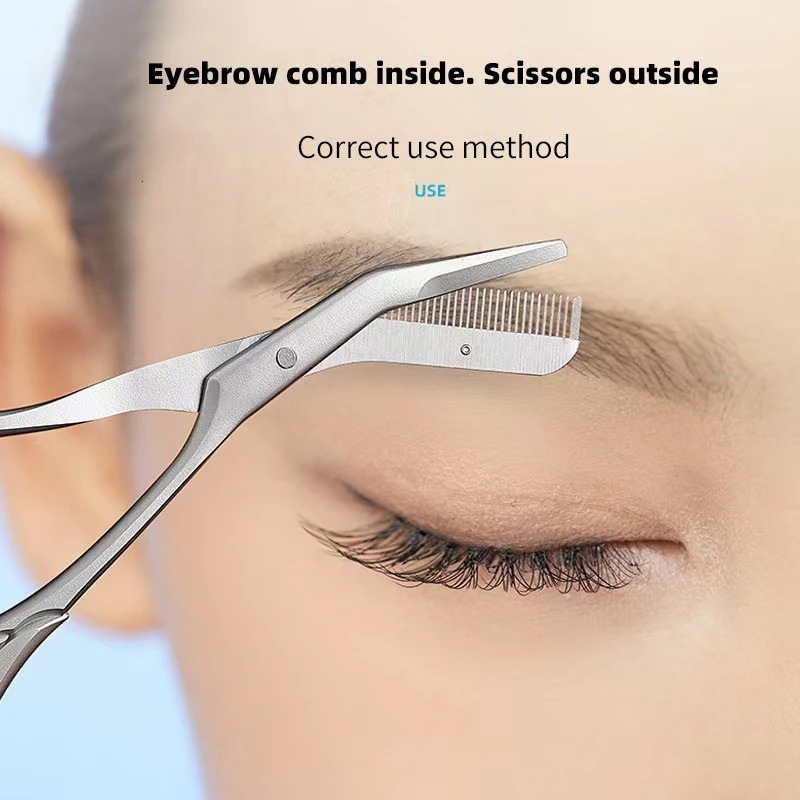 Eyebrow Razor Safe Eyebrow Razor For Women With Eyebrow Comb For Men Beginner Eyebrow Razor Stainless Steel 250224