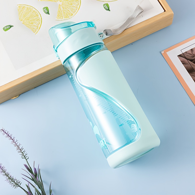 Plastic Space Cup Sports Cup Outdoor Portable Car Suction Logo Kettle With Cups Colorful Bottles Water Hold Plastic Bottle