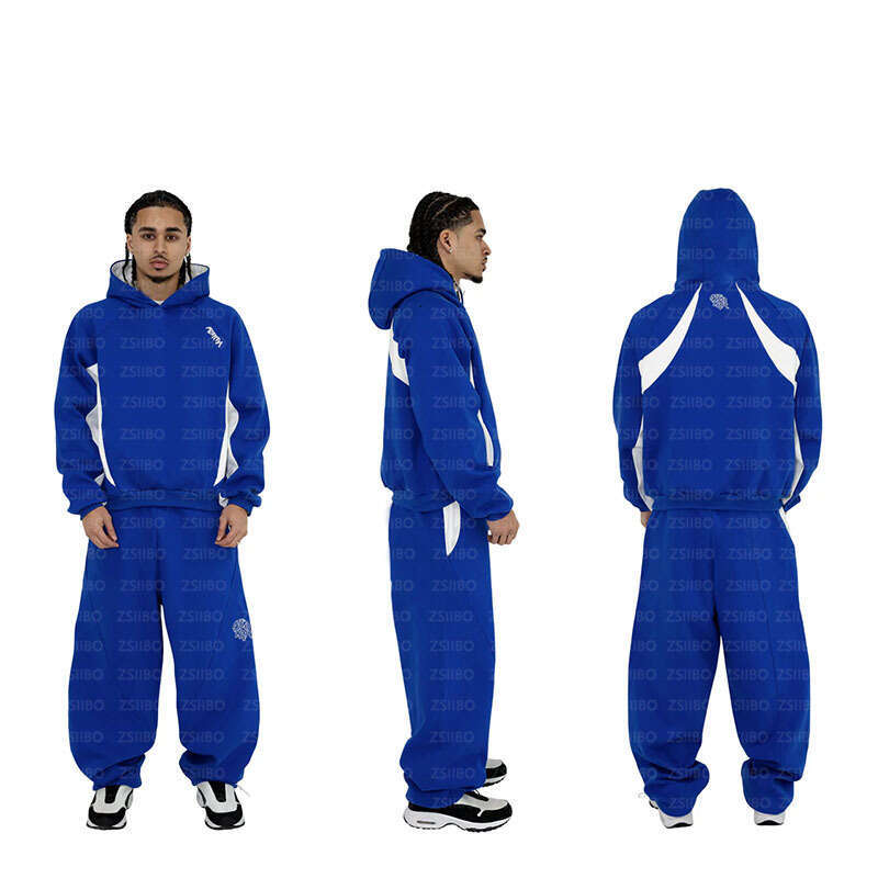 New trendy men's and women's high street casual sports letter print ins style warm hooded sweatshirt