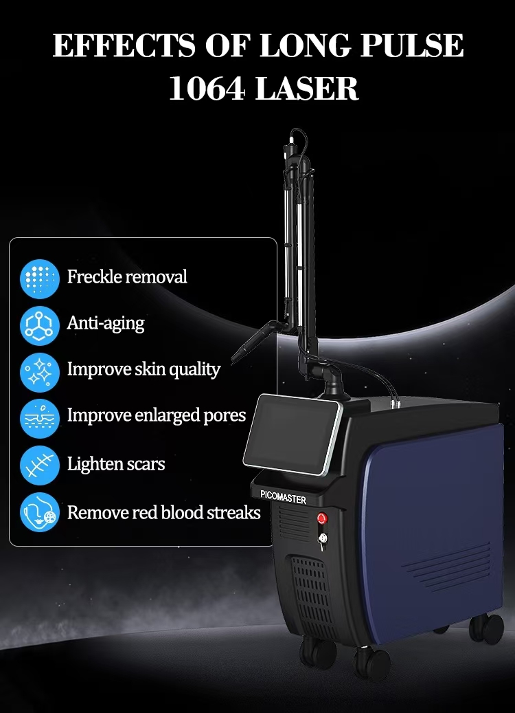 Professional Picosecond Laser Pico Laser Q Switch Nd Yag Laser 1064nm 532nm 755nm Tattoo Removal Anti-Aging Wash Eyebrows