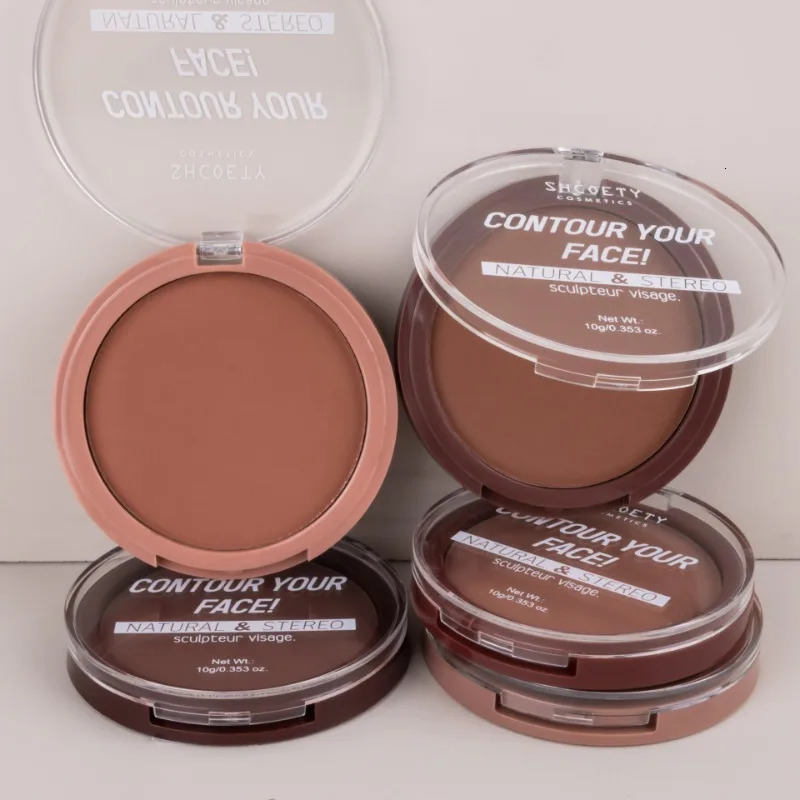 5 Colors Contour Pressed Powder Matte Shaping Shadow Lasting Waterproof Oilcontrol Loose Bronzers Makeup 250219